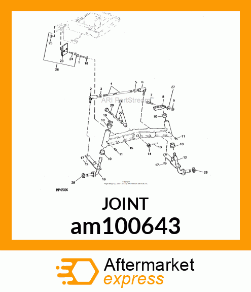 JOINT, LH BALL am100643