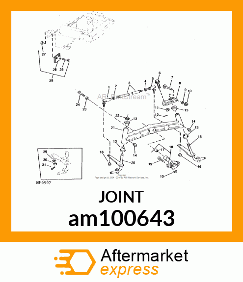 JOINT, LH BALL am100643