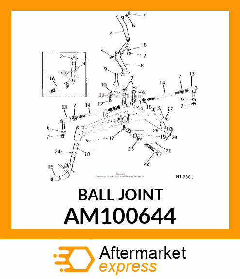 JOINT, RH BALL AM100644