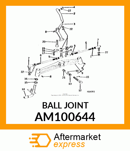 JOINT, RH BALL AM100644