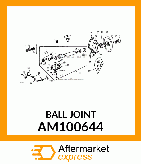 JOINT, RH BALL AM100644