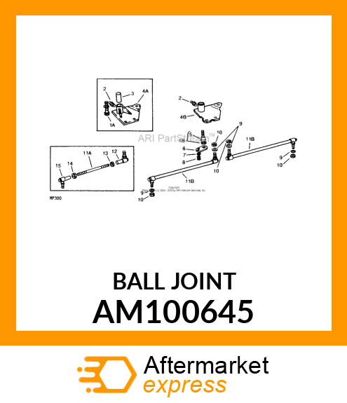 JOINT, LH BALL AM100645