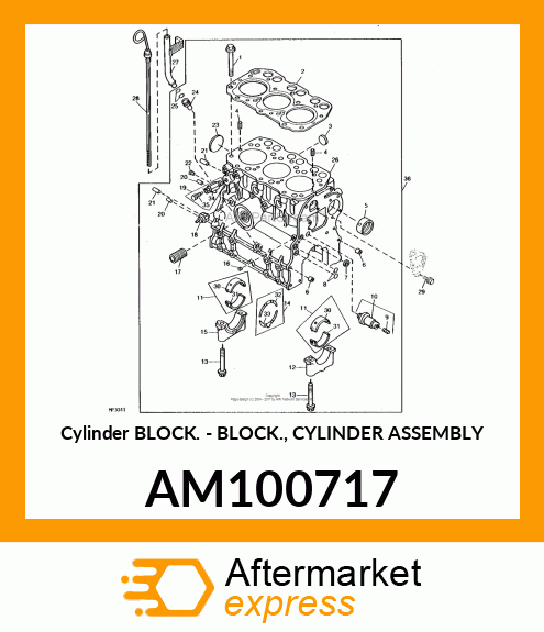 Block Cylinder AM100717
