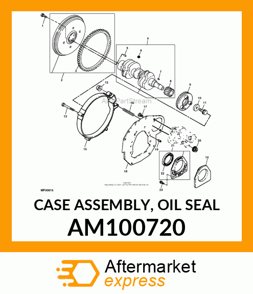 CASE ASSEMBLY, OIL SEAL AM100720