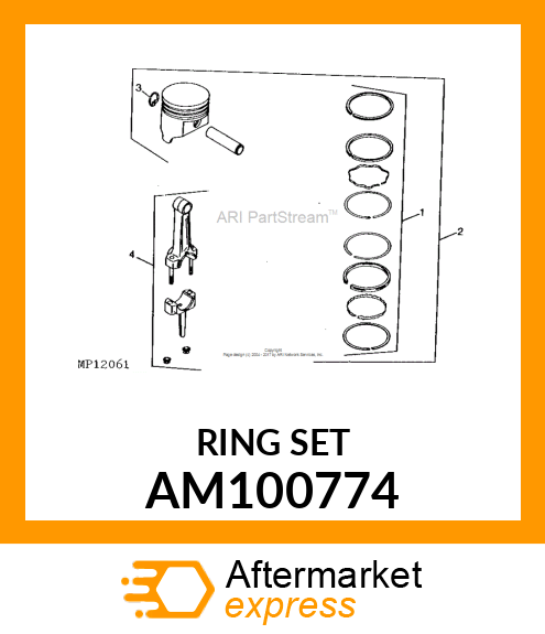 Piston Ring Kit AM100774