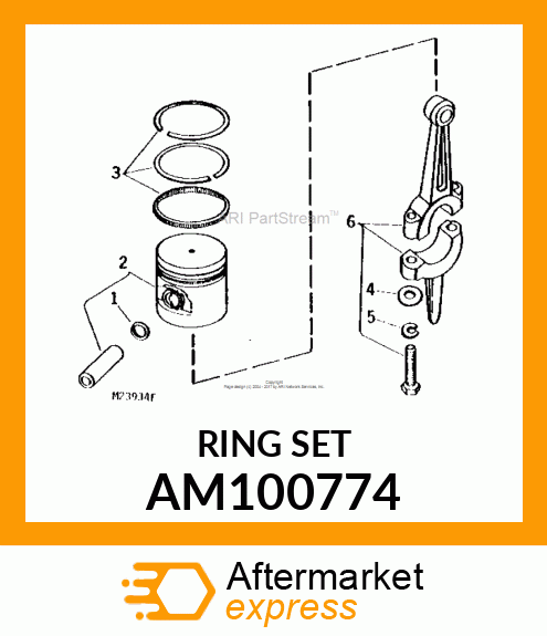 Piston Ring Kit AM100774