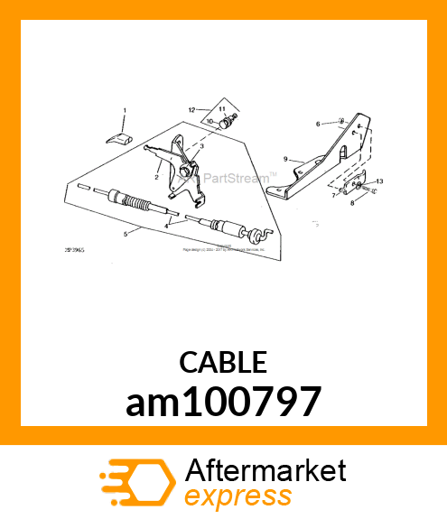 ASSEMBLY, THROTTLE CONTROL am100797