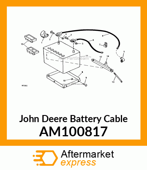 CABLE, BATTERY AM100817
