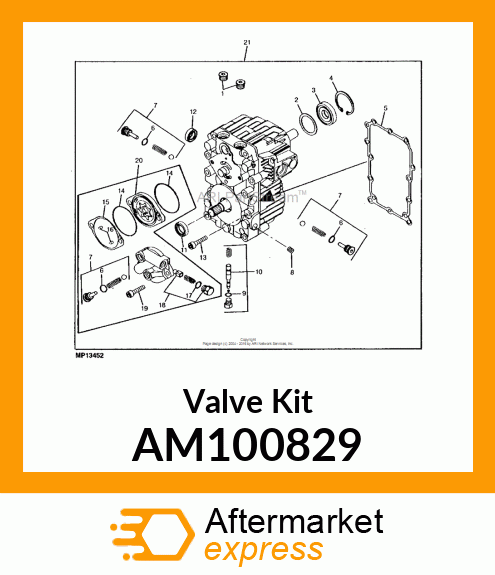 Valve Kit AM100829