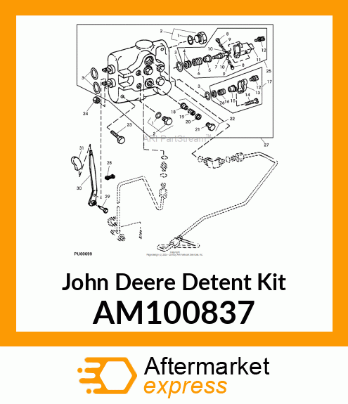 KIT,DETENT OUT AM100837