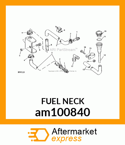 TUBE, OIL FILLER am100840