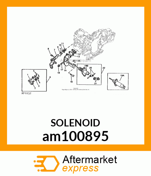 SOLENOID, KIT, FUEL SHUTOFF SOLENOI am100895