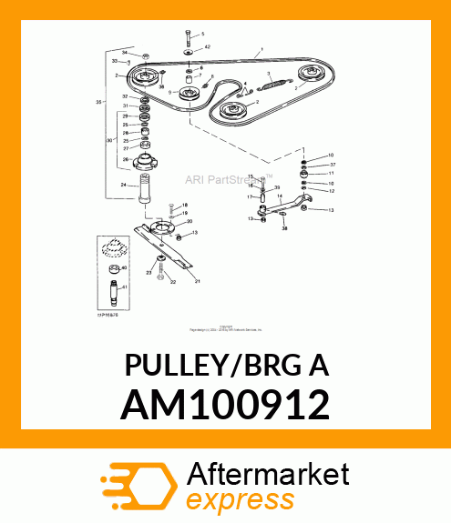 Idler - V-IDLER, ASSEMBLY AM100912