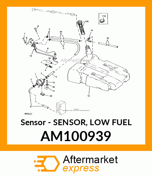 Sensor - SENSOR, LOW FUEL AM100939