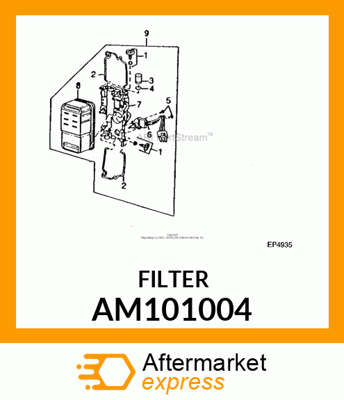 ELEMENT, FUEL FILTER AM101004