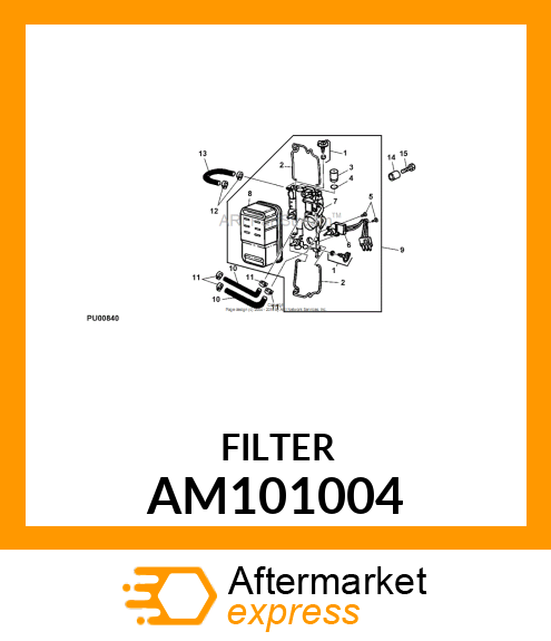 ELEMENT, FUEL FILTER AM101004