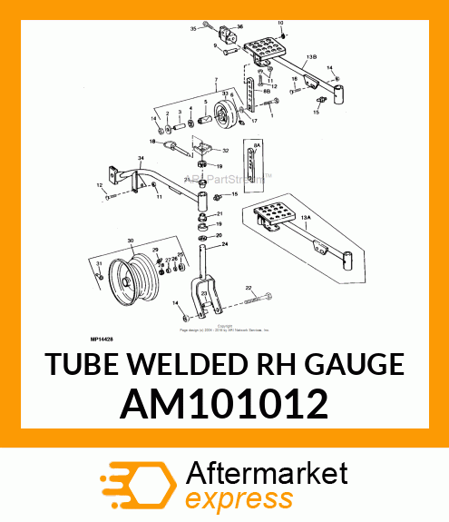 Tube Welded Rh Gauge AM101012