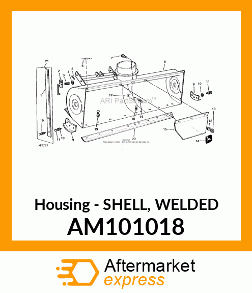 Housing - SHELL, WELDED AM101018