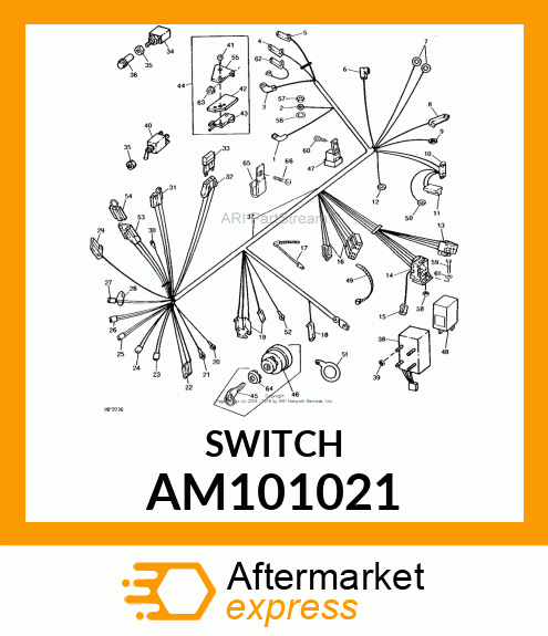 SWITCH, LIGHT ASSEMBLY AM101021