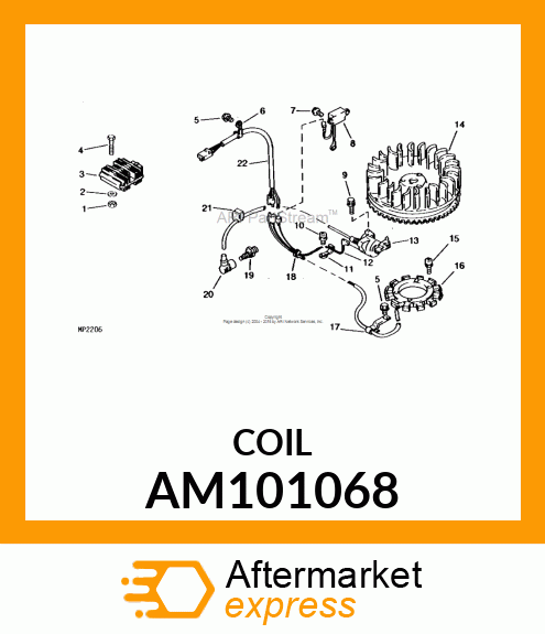 Electrical Coil - IGNITER AM101068