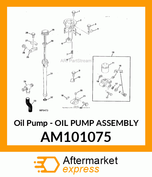 Oil Pump - OIL PUMP ASSEMBLY AM101075