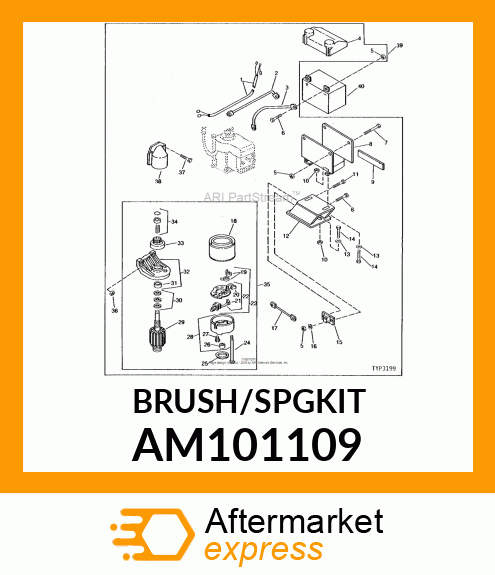 BRUSH/SPGKIT6PC AM101109