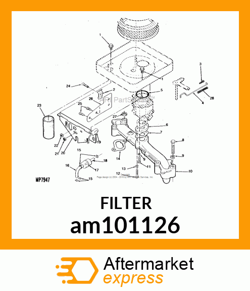 FILTER, FUEL am101126