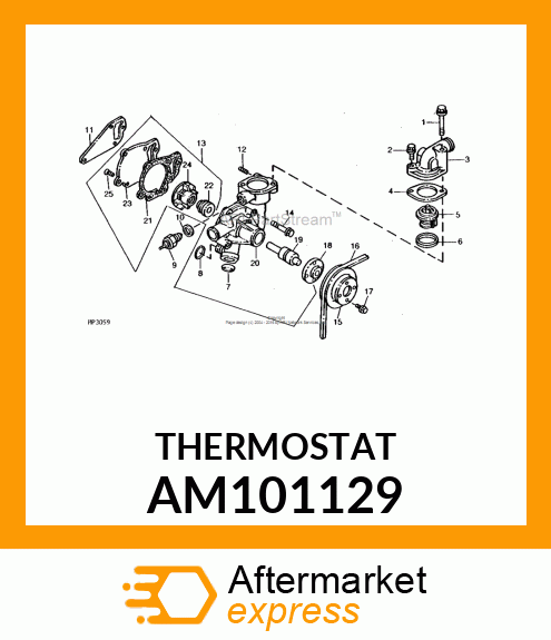 THERMOSTAT AM101129