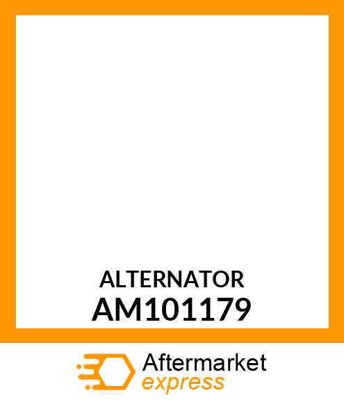 Alternator - ALTERNATOR AM101179