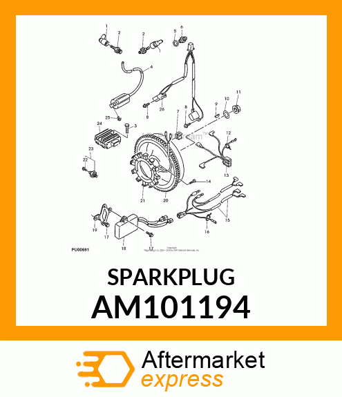 SPARK PLUG AM101194