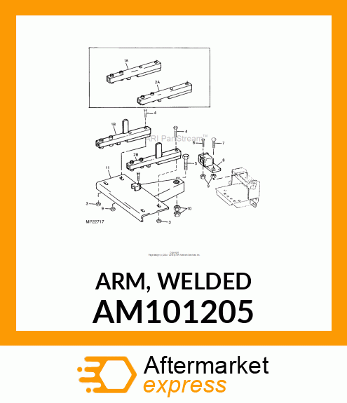 ARM, WELDED AM101205