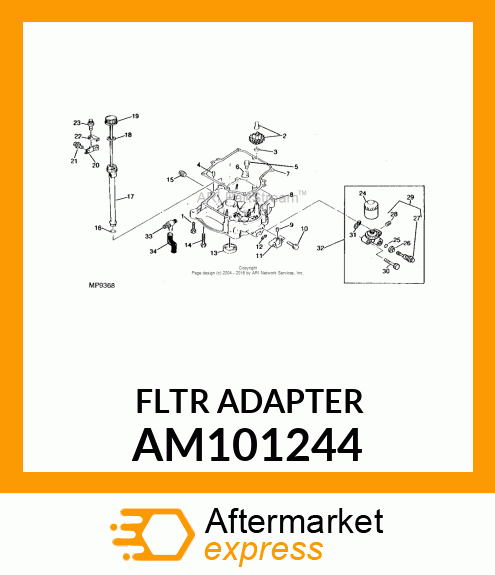 Adapter Fitting AM101244