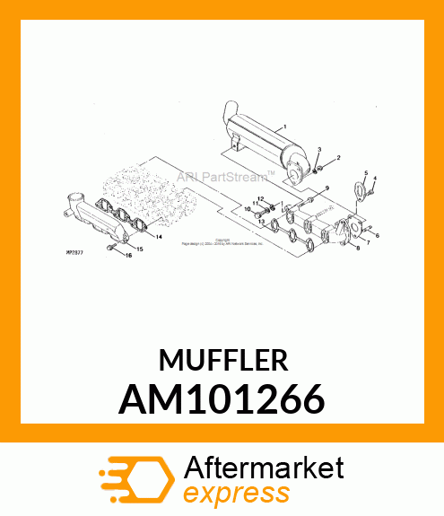 MUFFLER AM101266