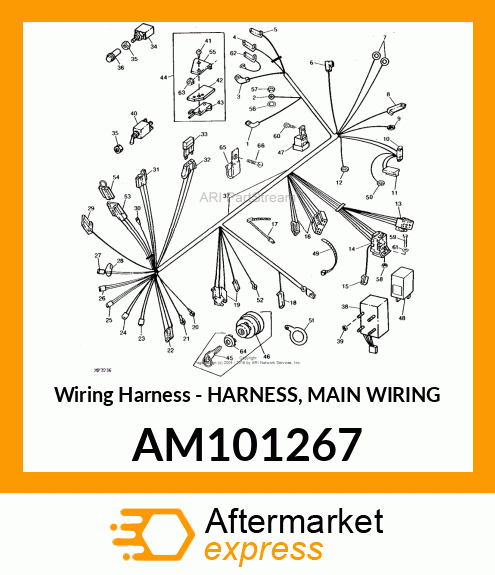 Wiring Harness - HARNESS, MAIN WIRING AM101267