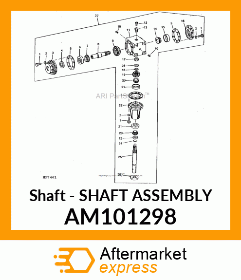 Shaft - SHAFT ASSEMBLY AM101298