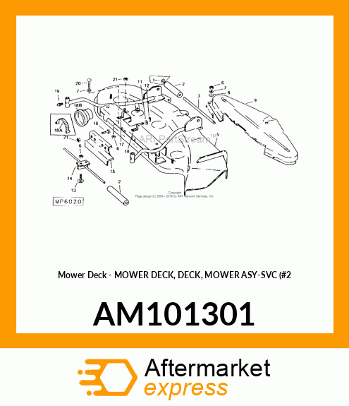 Mower Deck AM101301