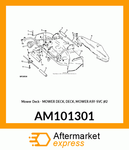 Mower Deck AM101301