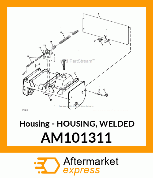 Housing - HOUSING, WELDED AM101311