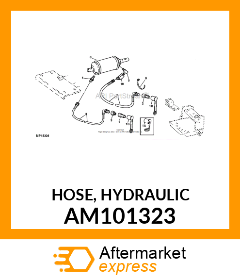 HOSE, HYDRAULIC AM101323