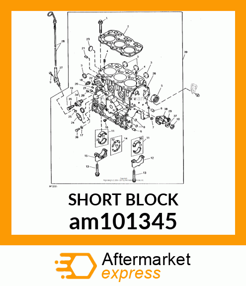 SHORT BLOCK am101345