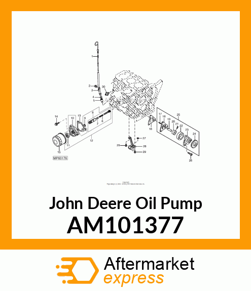 PUMP, OIL ASSEMBLY AM101377