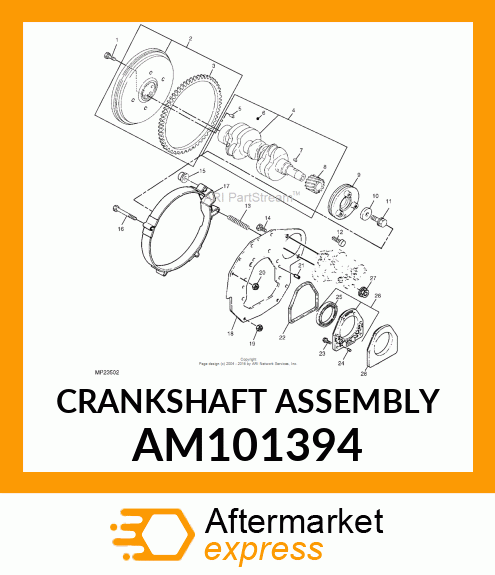 CRANKSHAFT ASSEMBLY AM101394