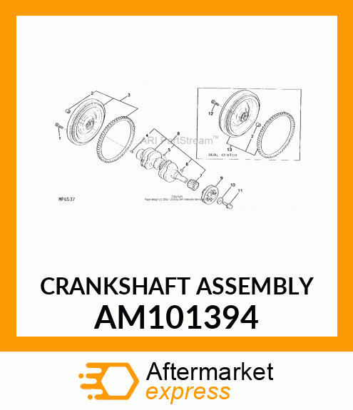 CRANKSHAFT ASSEMBLY AM101394