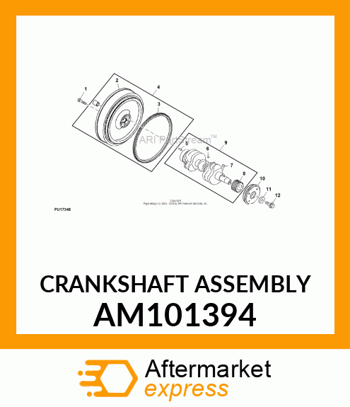 CRANKSHAFT ASSEMBLY AM101394