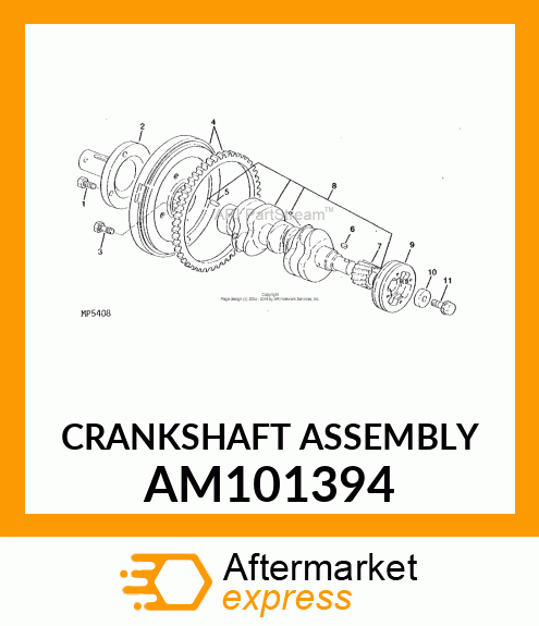 CRANKSHAFT ASSEMBLY AM101394