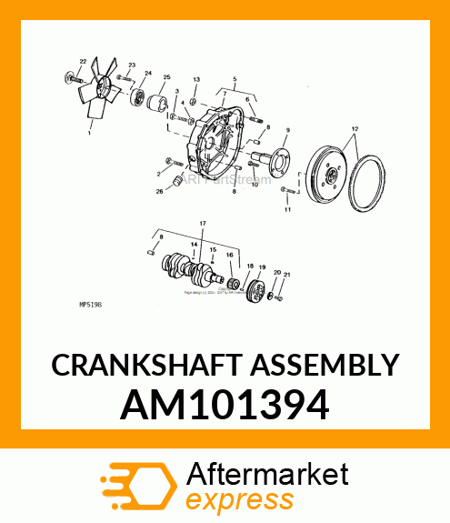 CRANKSHAFT ASSEMBLY AM101394