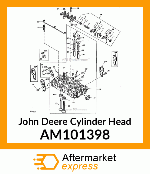 HEAD, CYLINDER ASSEMBLY AM101398