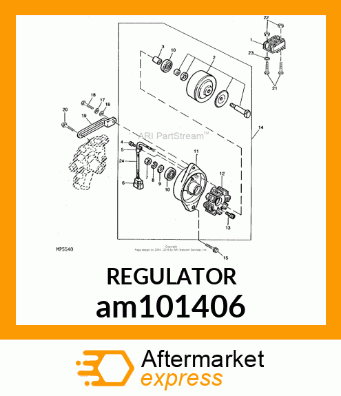 VOLTAGE REGUALTOR, 20AMP am101406