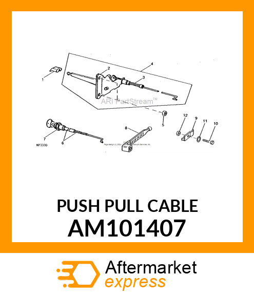 CABLE, PUSH AM101407