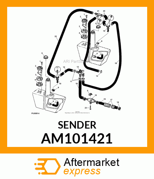 SENDER, FUEL AM101421